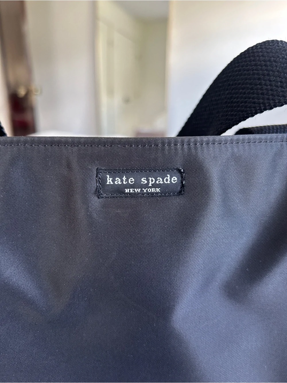 Vintage Kate Spade Nylon Tote - Black